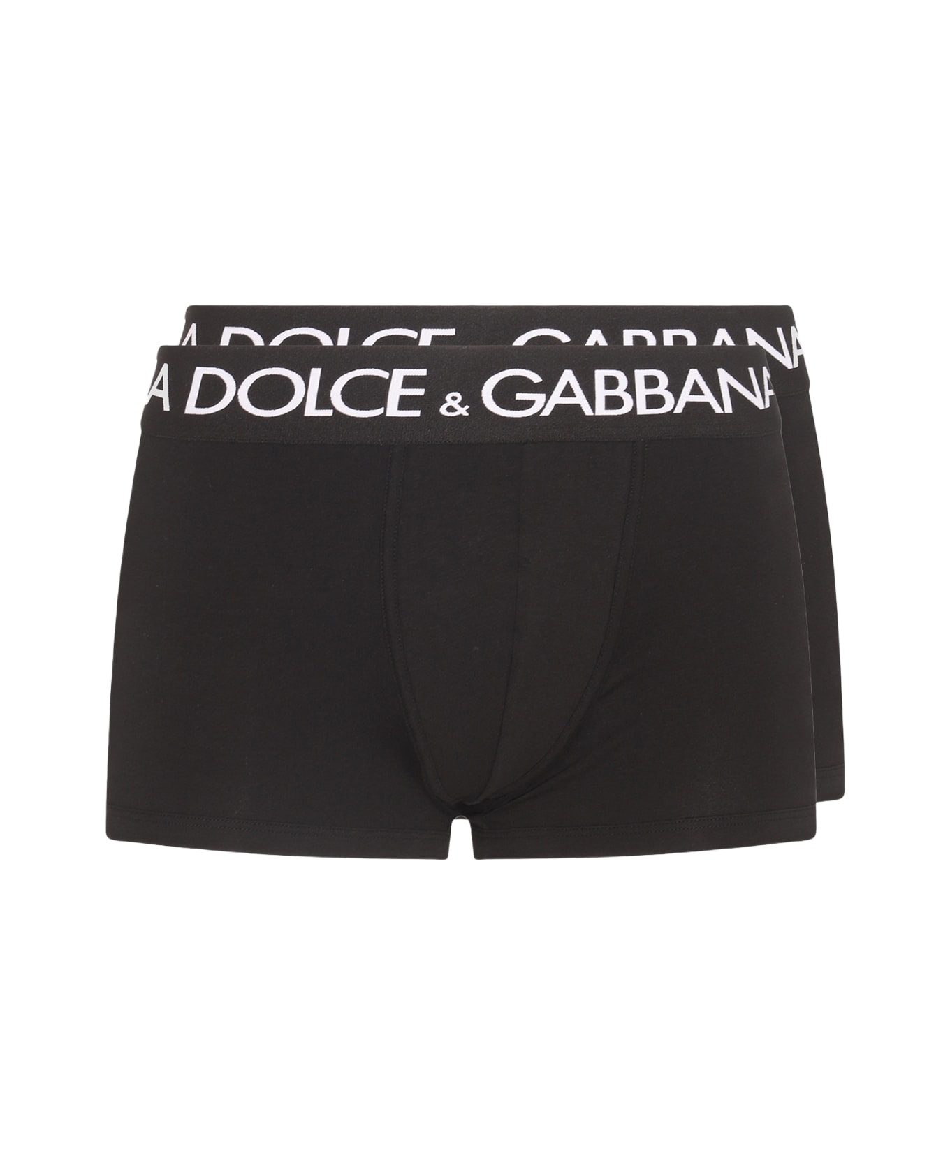 Dolce 
Gabbana Black Cotton Boxers - Black