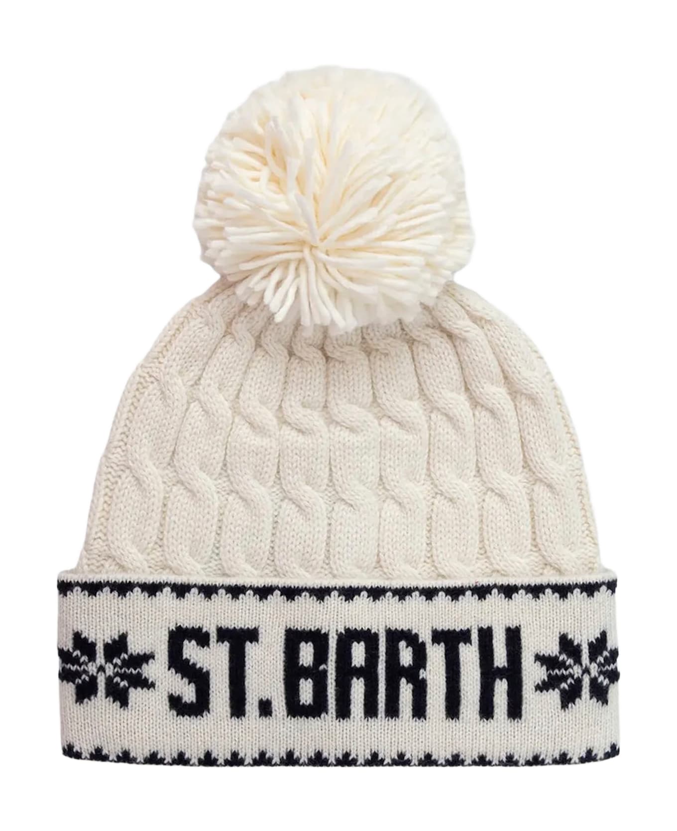 MC2 Saint Barth Wool Blend Hat - White