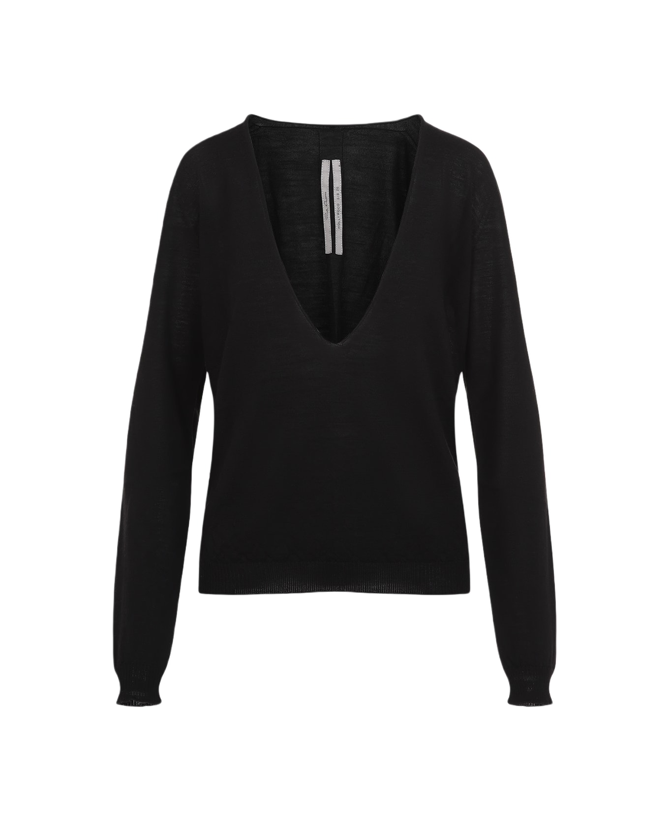 Rick Owens Extreme V-neck Pullover - Black
