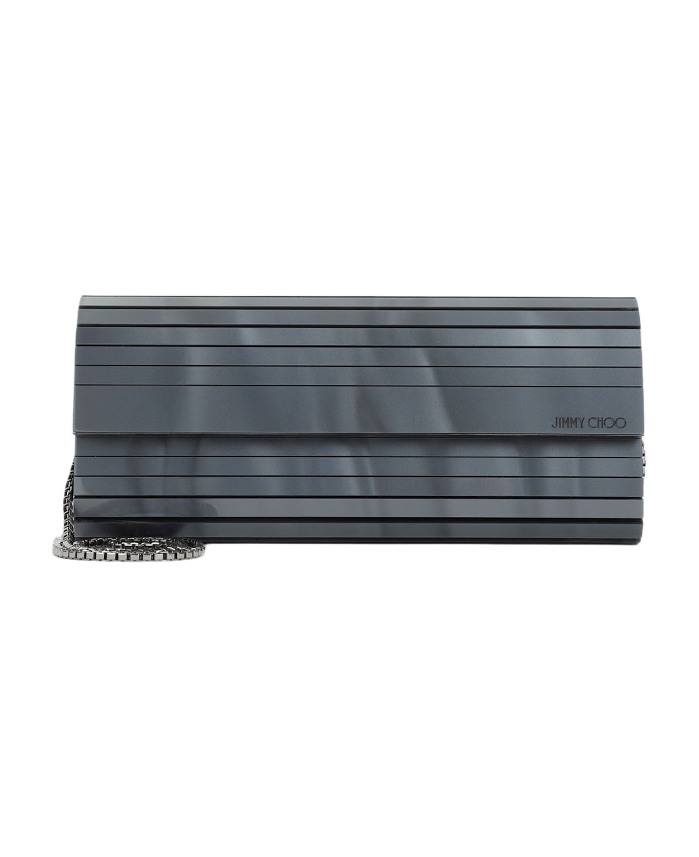 Jimmy Choo Mother Of Pearl Sweetie Clutch - Grey Mother Of Pearl
