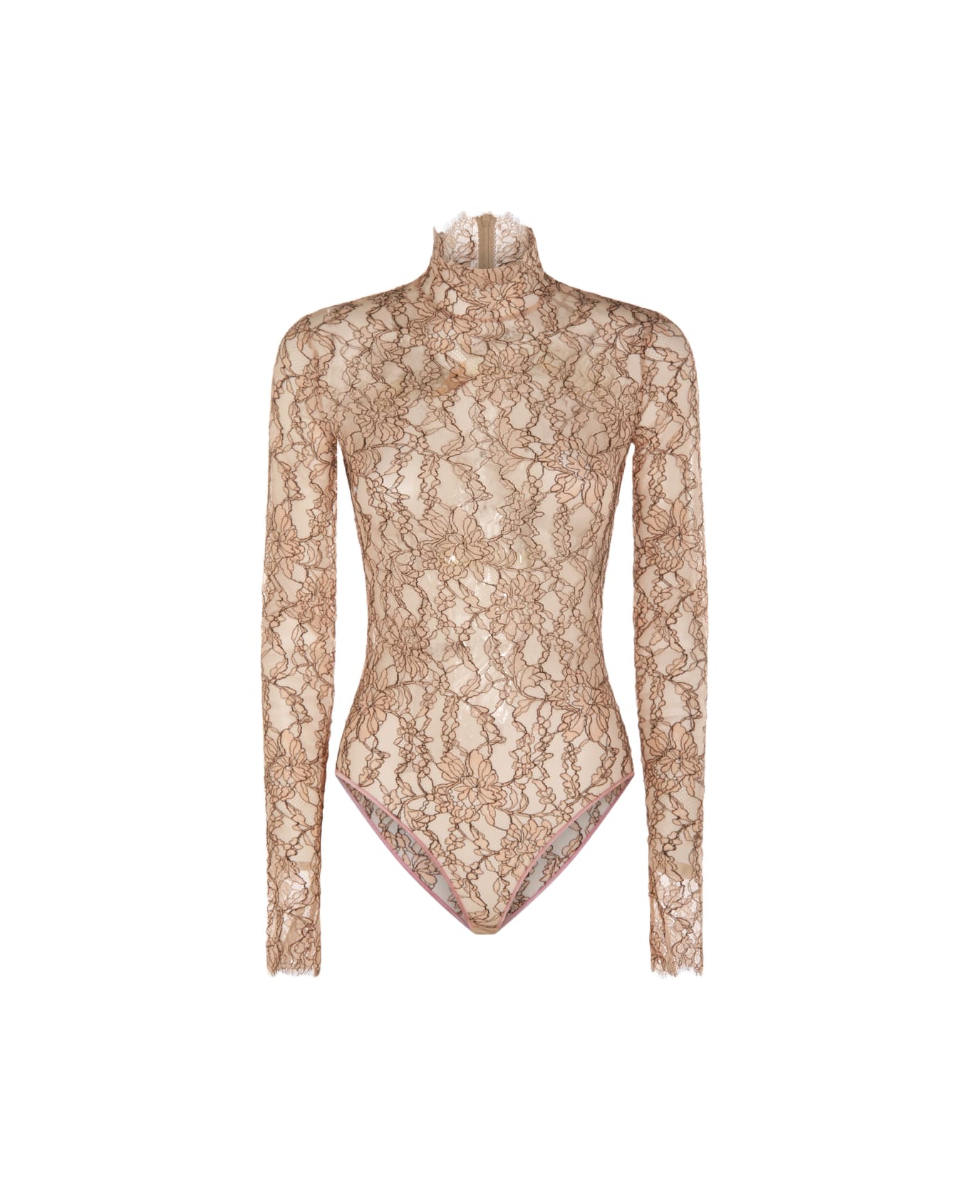Valentino Pink Bodysuit - SKIN/NERO