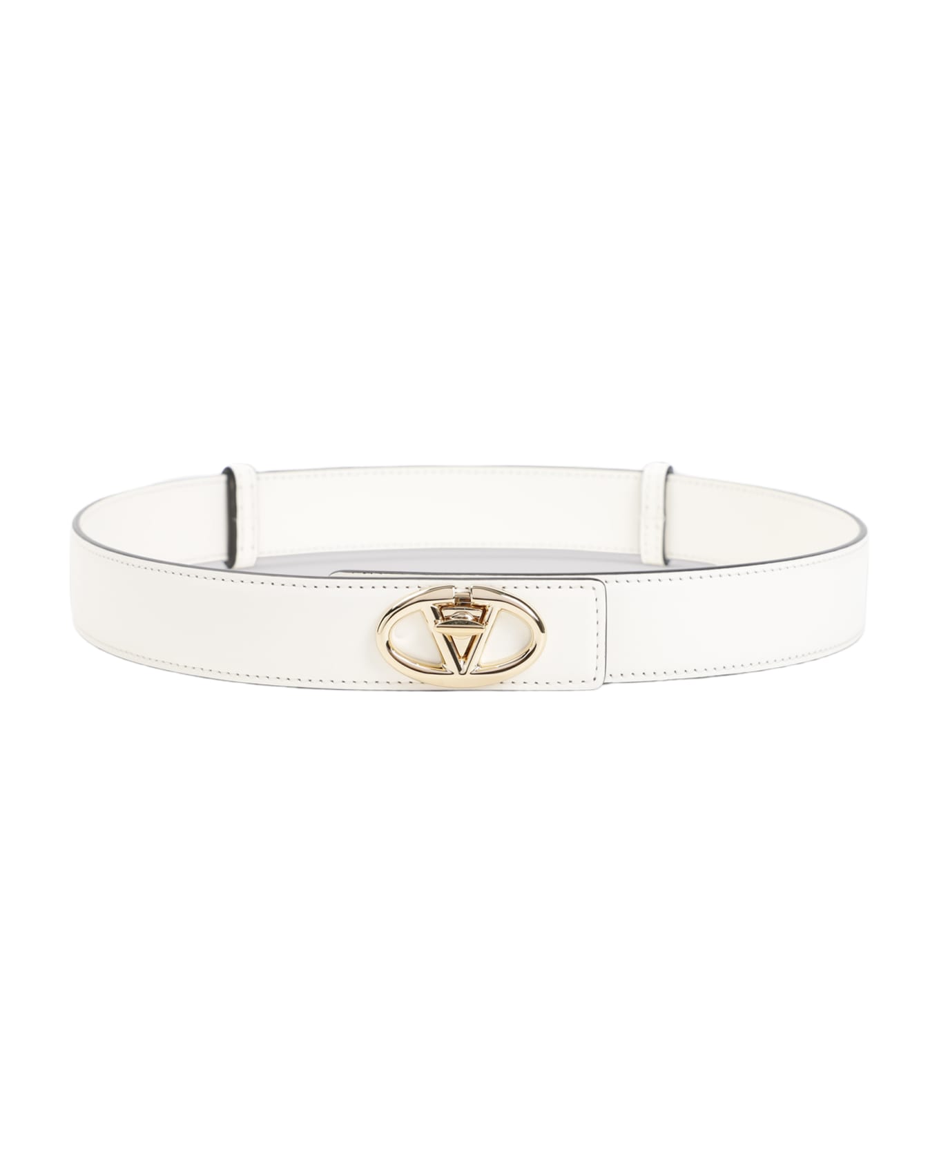 Valentino Garavani Vlogo Belt - Ivory