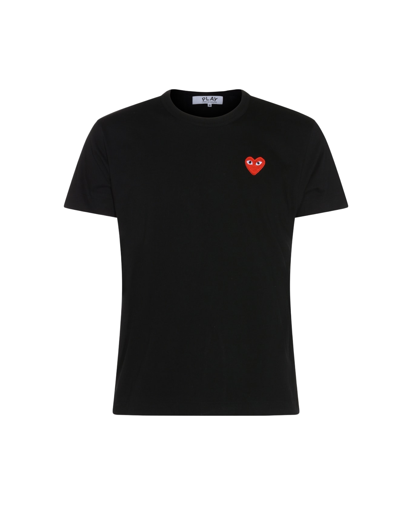Comme des Garçons Play Black Cotton T-shirt - Black