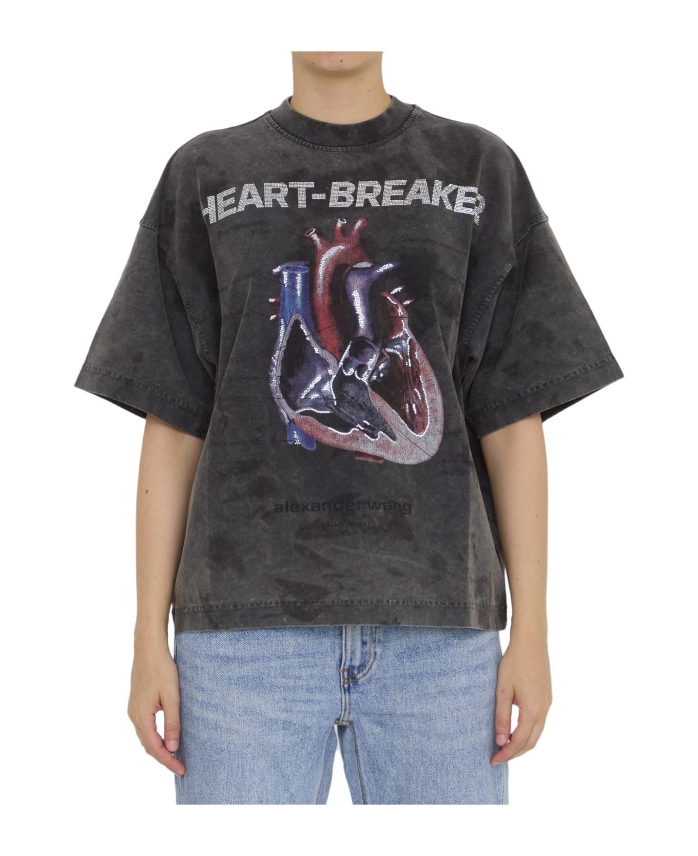 Alexander Wang Heartbreaker T-shirt - GREY