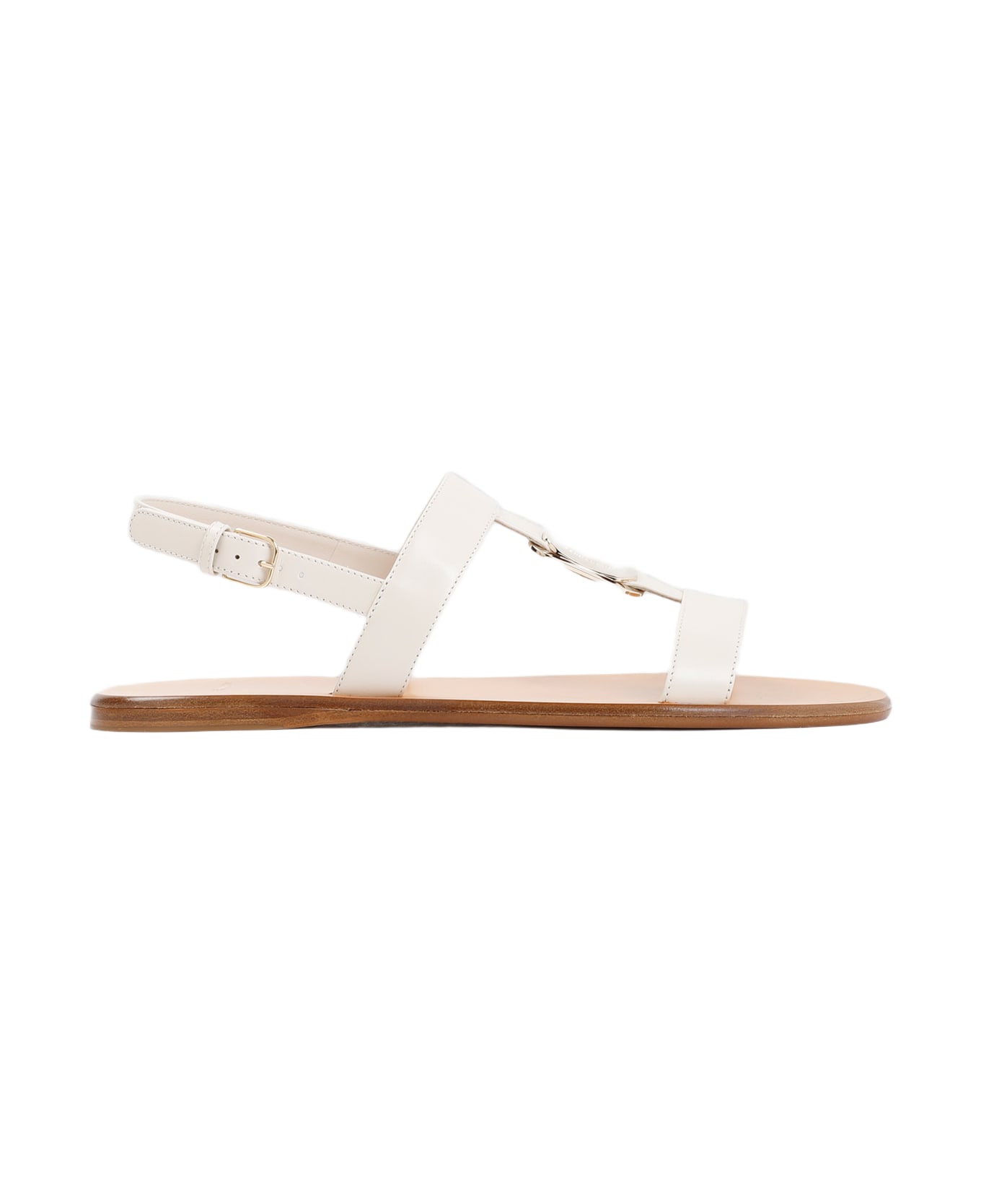 Ferragamo Vida Sandals - Mascarpone