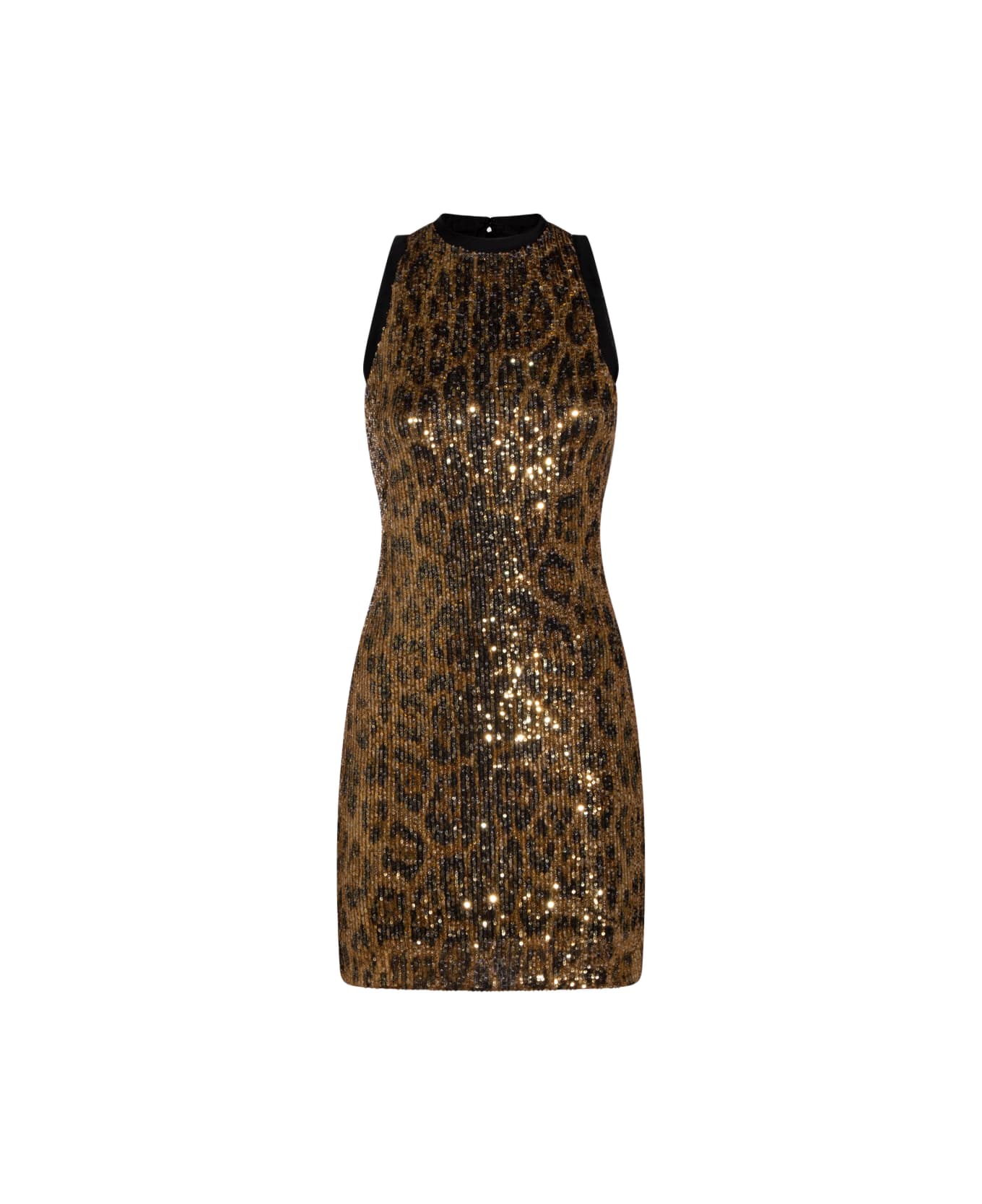 Roberto Cavalli Leopard Dress - Beige