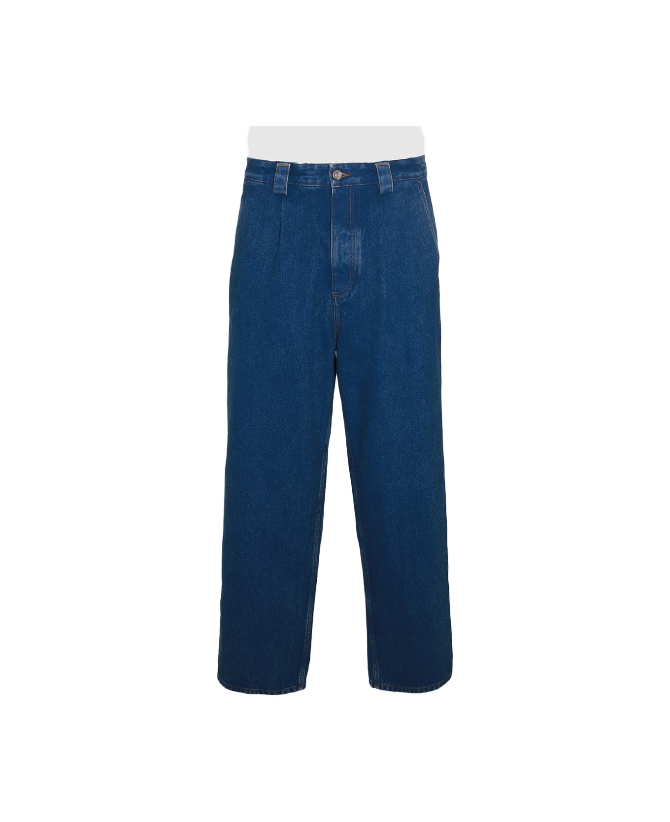 Marni Blue Cotton Denim Jeans - Ocean