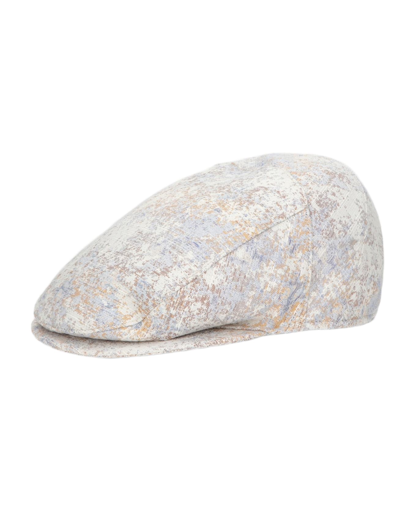 Borsalino Vincenzo Soft Flat Cap - MARBLE 帽子