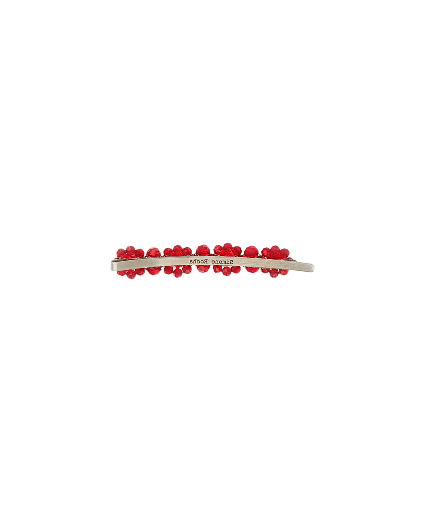 Simone Rocha Petit Flower Hair Clip - Red