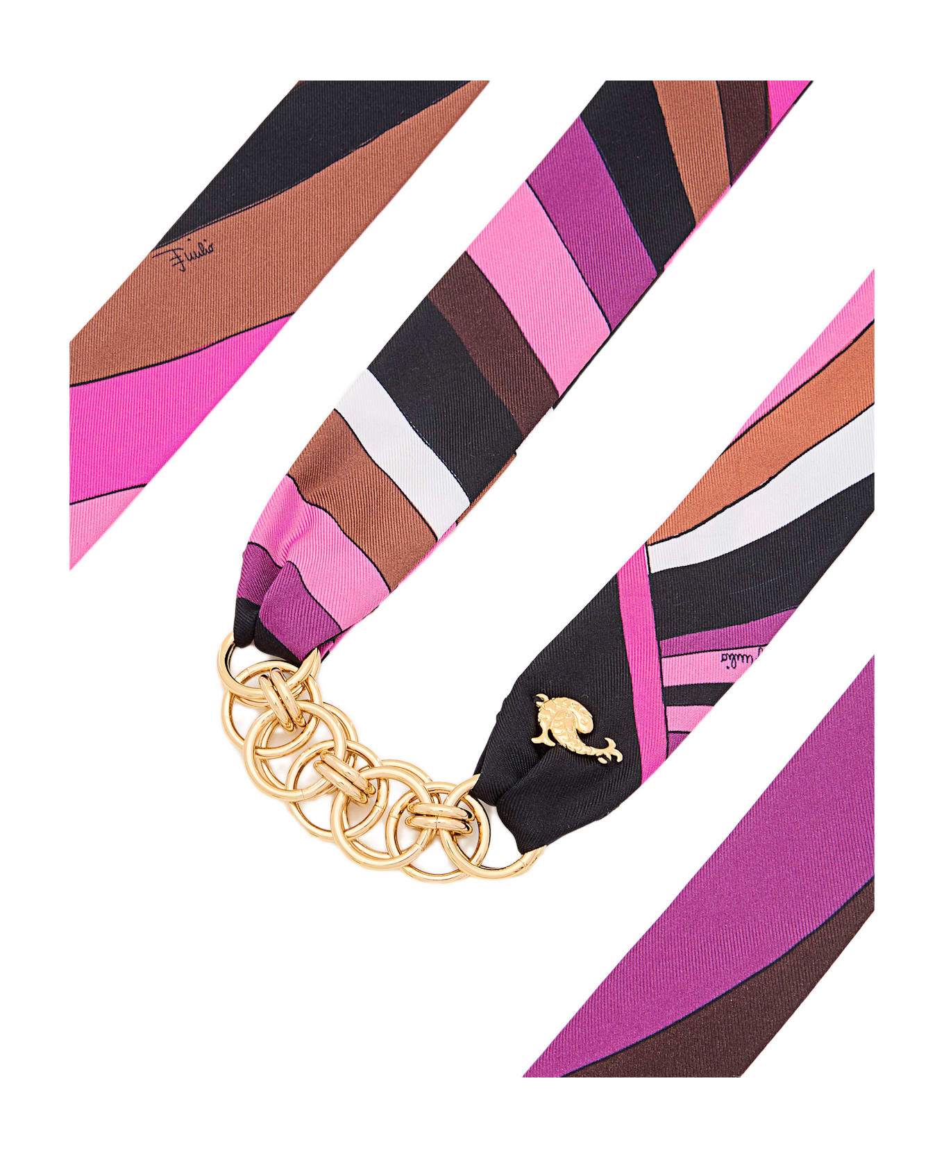 Pucci Silk Twill Bandeau Chain Bracelet | italist