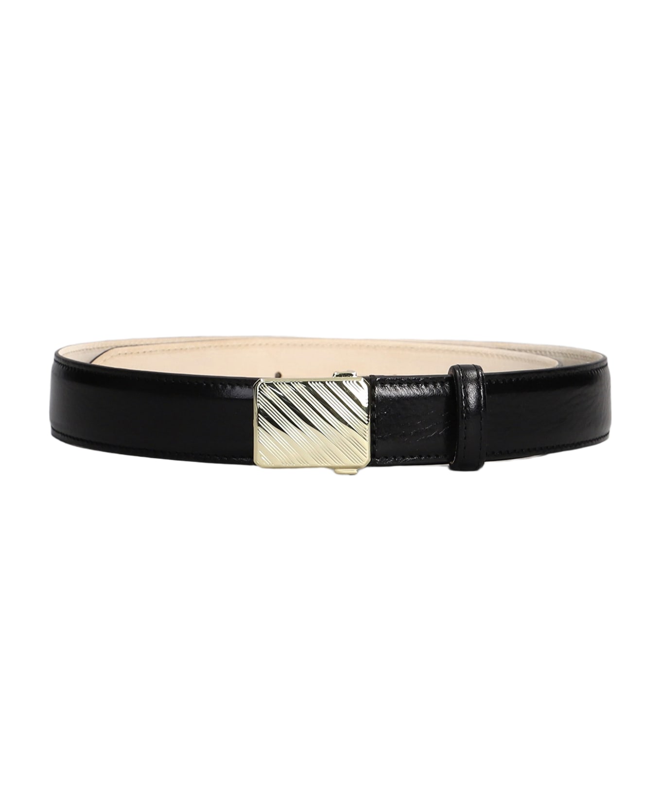 Lemaire Belts In Black Leather - black ベルト