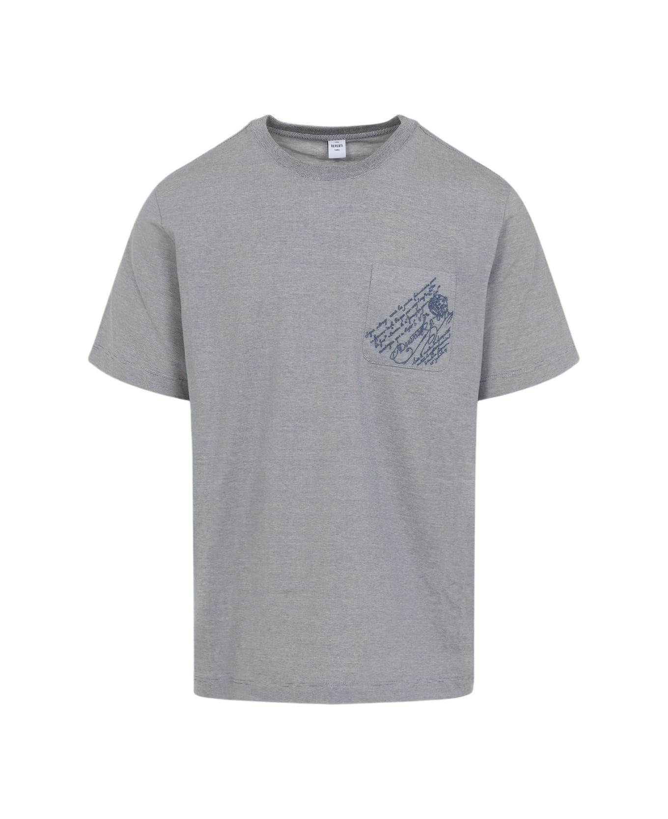 Berluti Cotton T-shirt - N Helvetia Blue