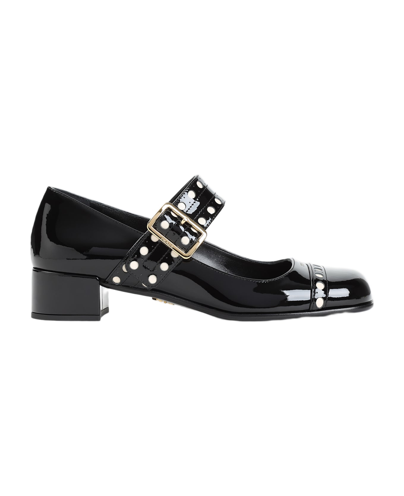 Prada Black Leather Pumps - NERO