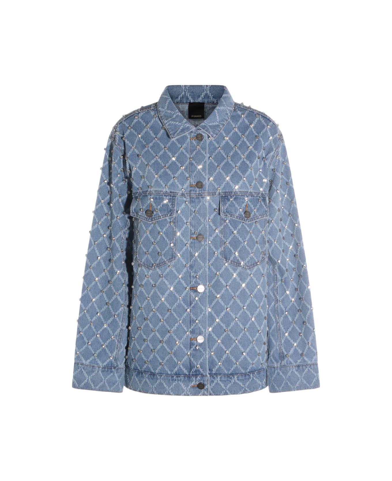 Pinko Blue Cotton Shirt - Blue