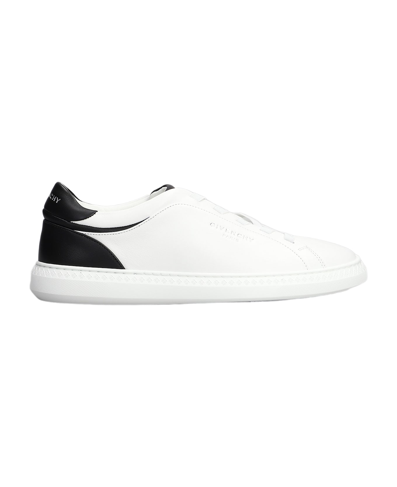 Givenchy G Set Low Sneakers In White Leather - white