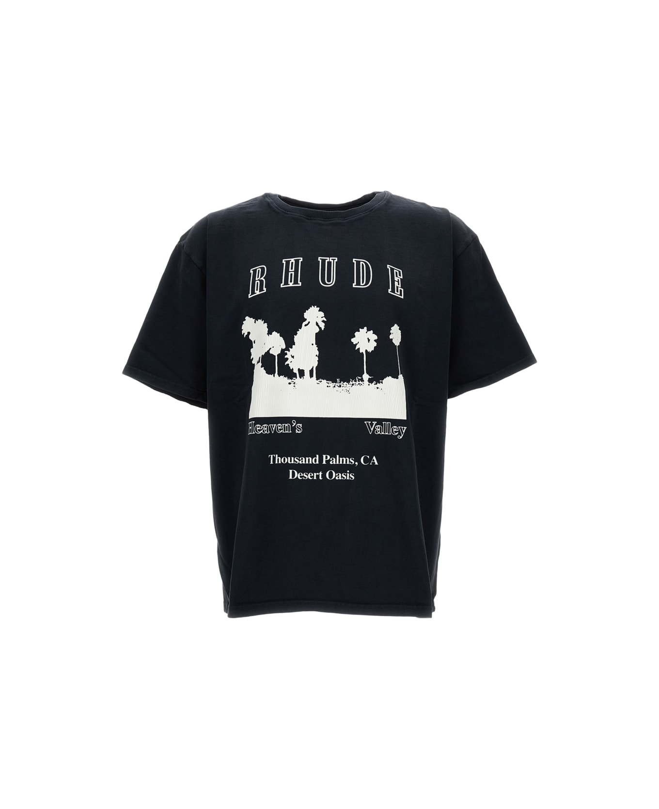 Rhude Thousand Palms Tee-shirt - Black