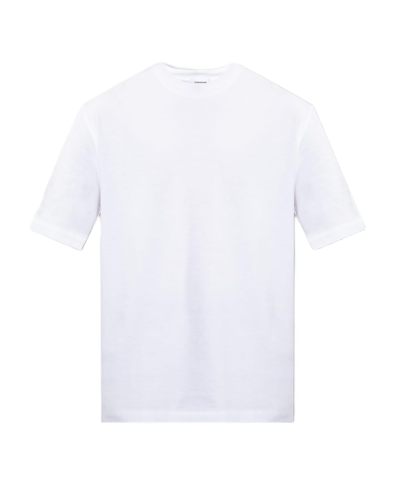 Ferragamo T-shirt With Logo - White シャツ