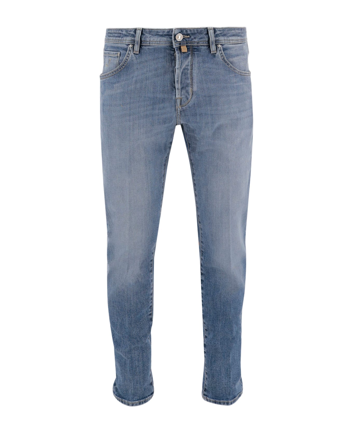 Jacob Cohen Scott Stretch Cotton Denim Jeans - Denim