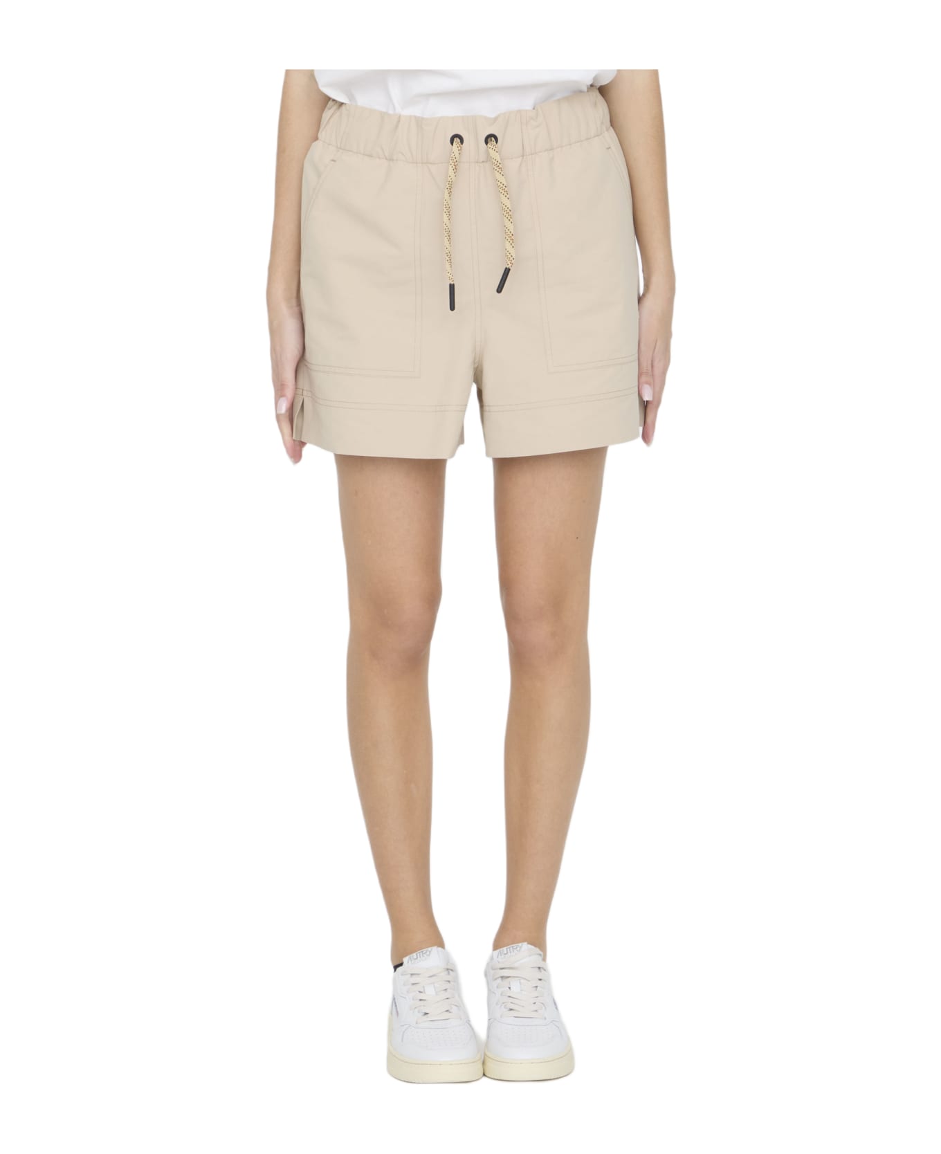 Moncler Grenoble Nylon Shorts - Medium beige