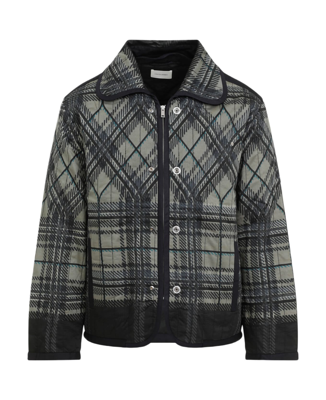 全日本送料無料 Craig Green Quilted Plaid Fade Jacket | italist ジャケット・アウター