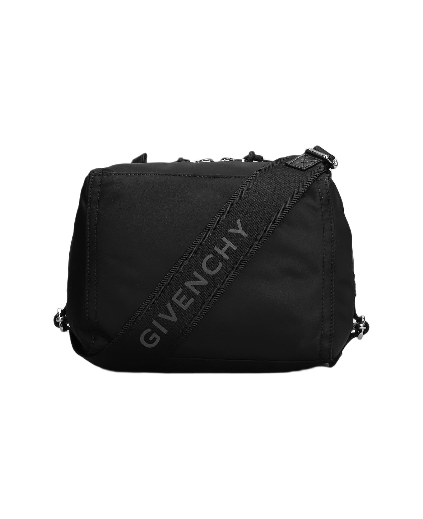 Givenchy Pandora Bag S Shoulder Bag In Black Polyamide - black