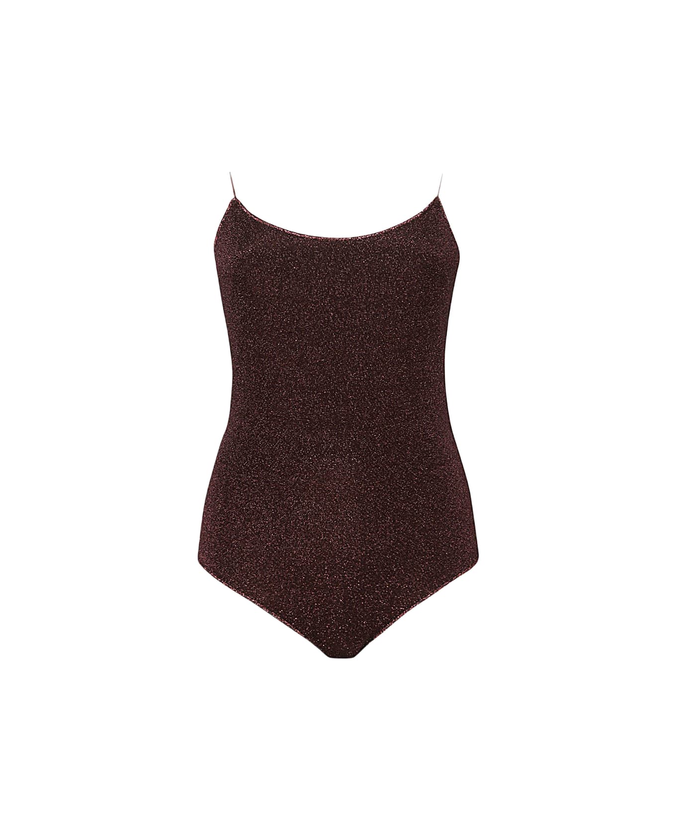 Oseree Chocolate Lumiere Maillot Swimsuit - Brown