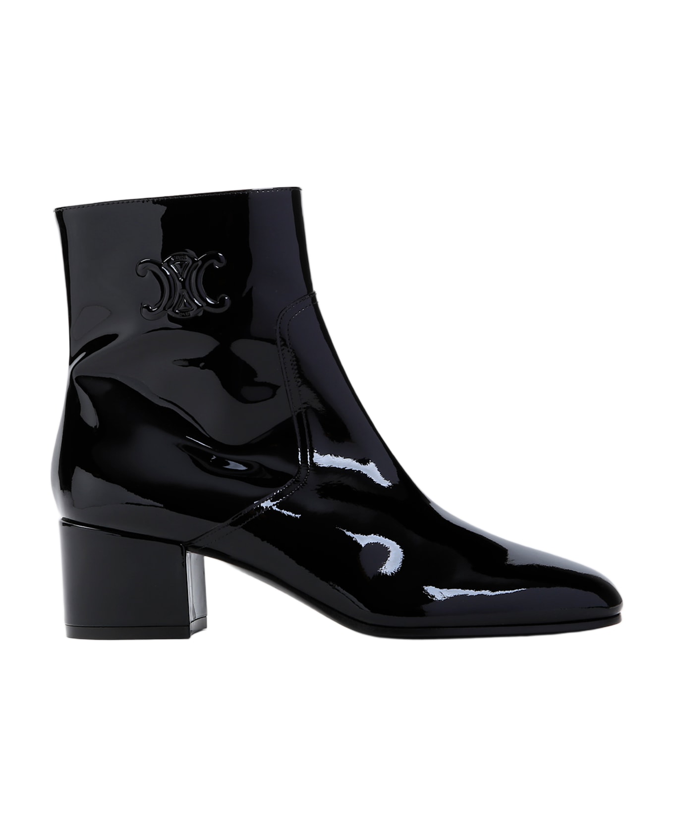 Celine Triomphe Zipped Boots - No Black
