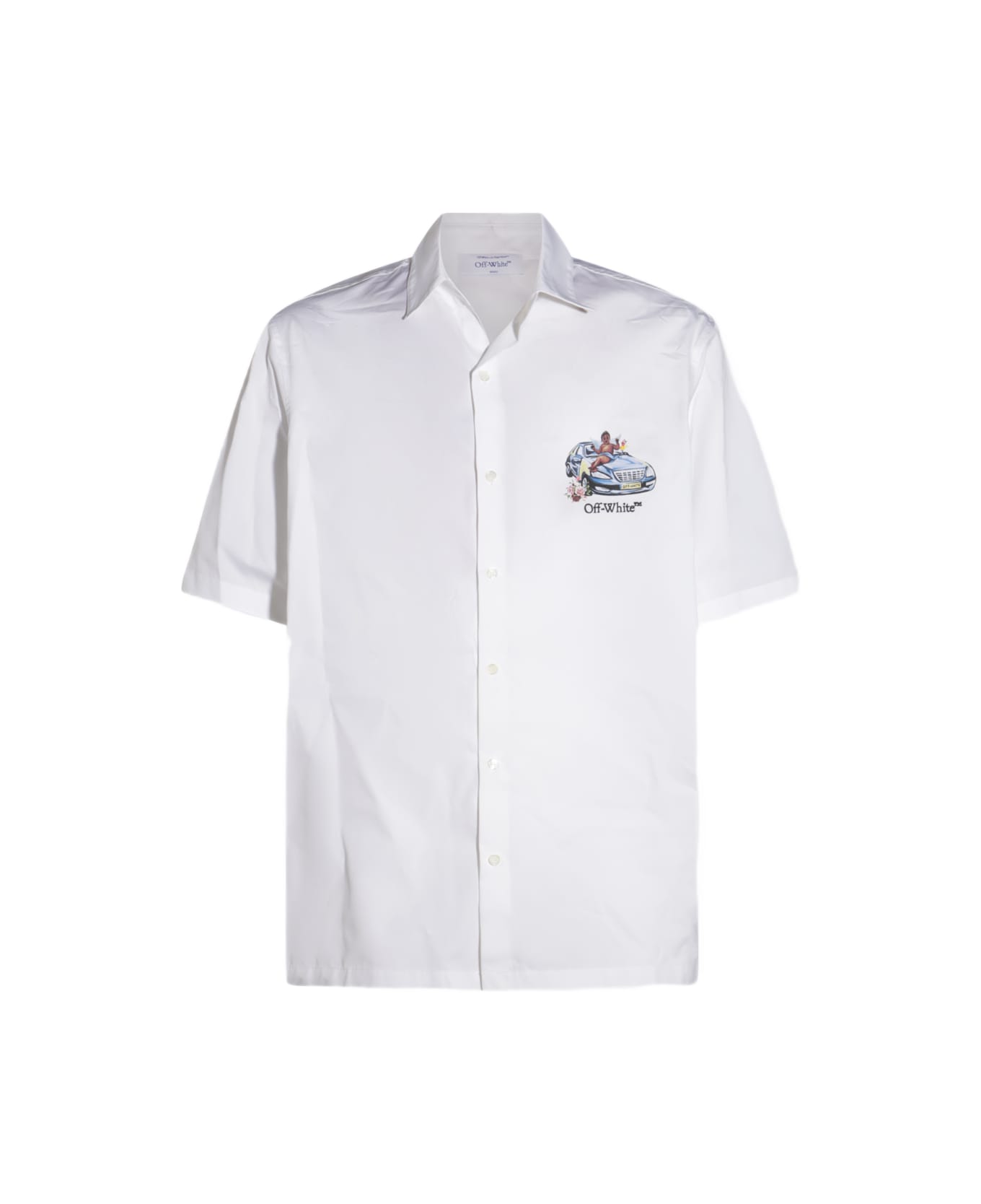 Off-White White Cotton Shirt - White