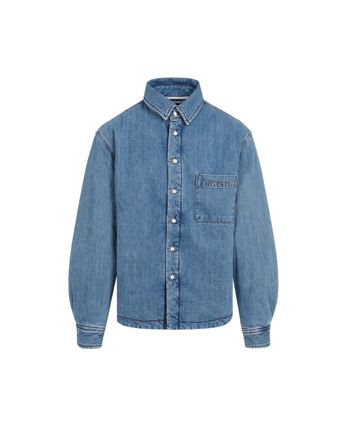 Jacquemus La Chemise Boulanger Shirt - C Blue Tabac