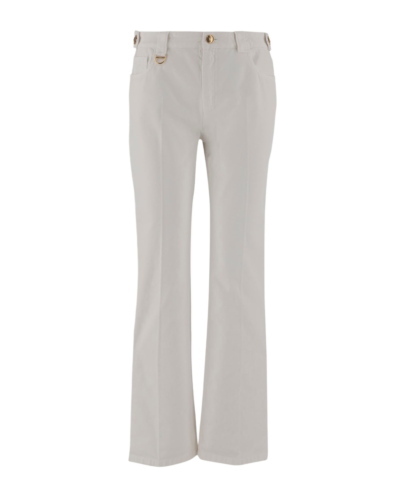 Chloé Cotton Canvas Pants - White