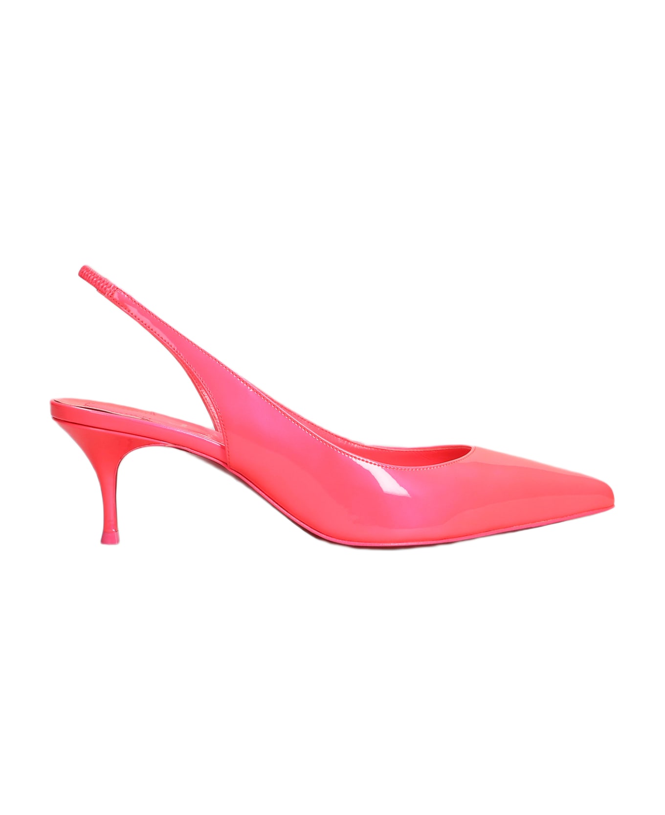 Christian Louboutin Kate Sling 55 Pumps In Fuxia Leather - fuxia ハイヒール