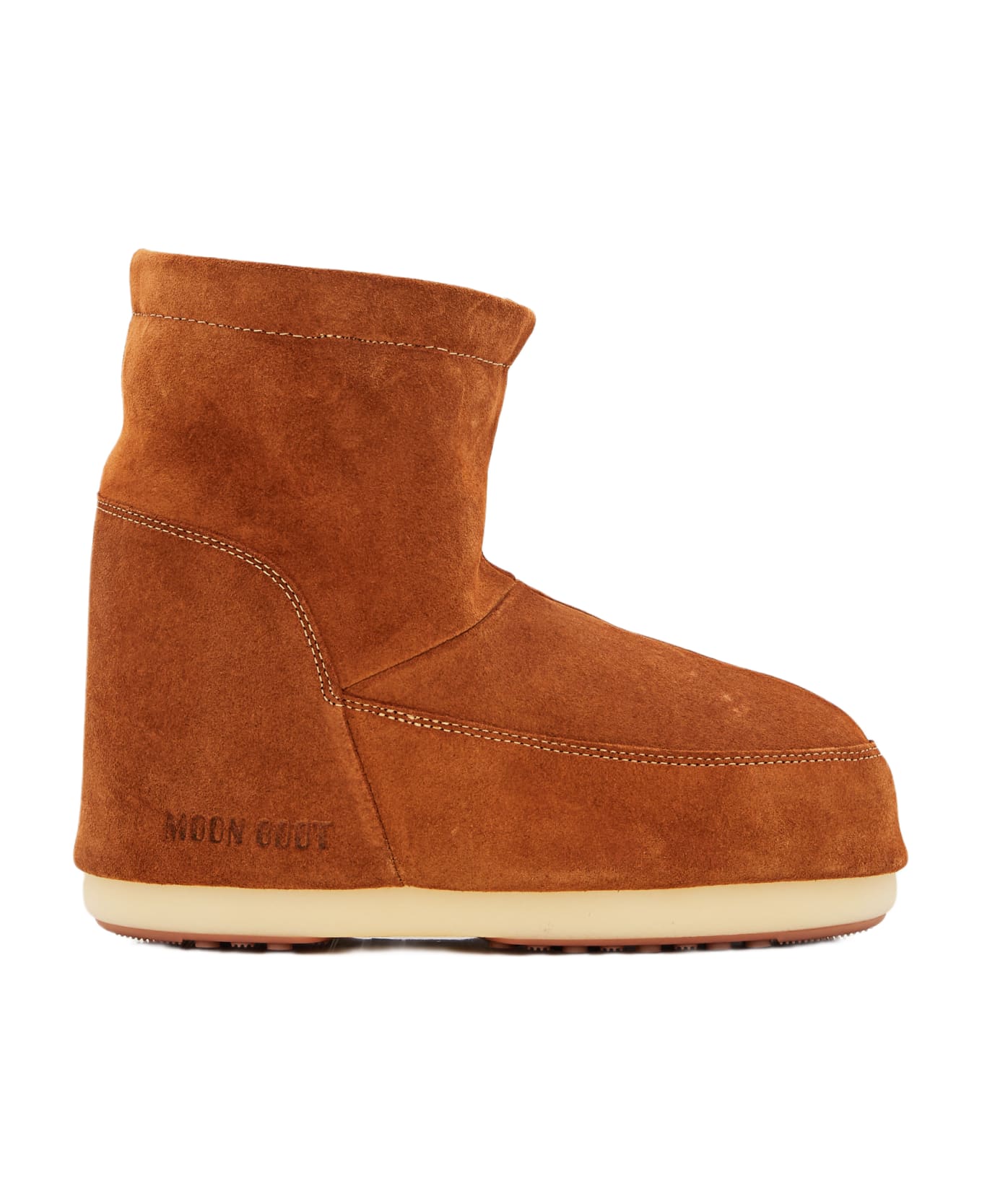 Moon Boot Mb Icon Low Nolace Suede Mid Boots - Brown