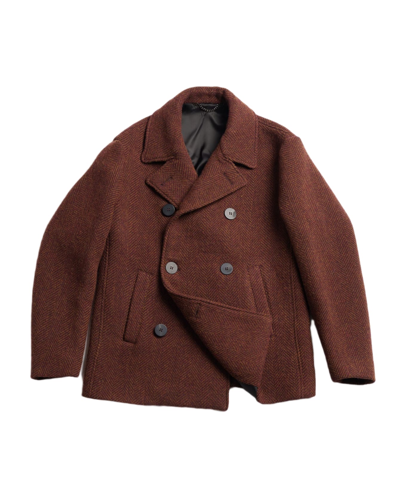 doppiaa Aalbina Double Breasted Peacoat