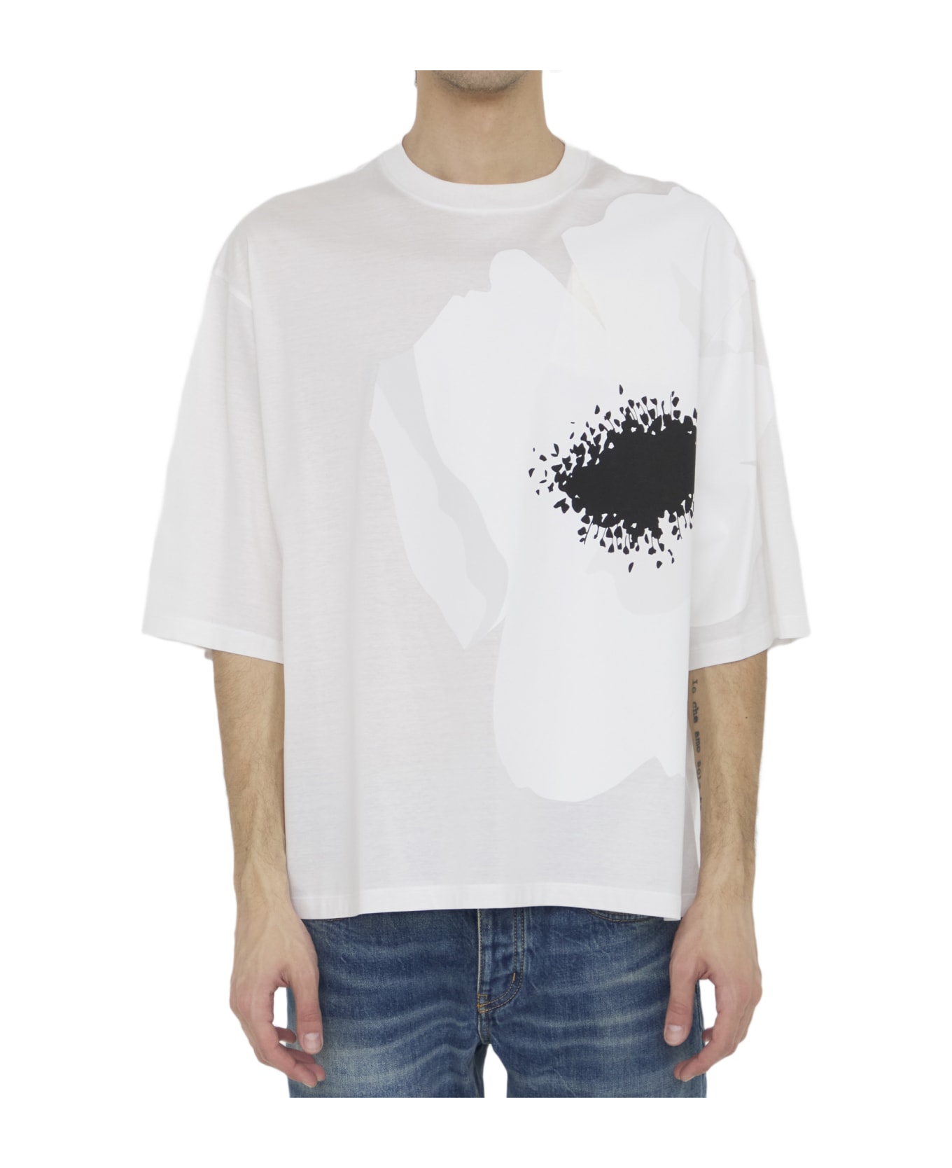 Valentino Garavani Valentino Flower Portrait T-shirt - WHITE