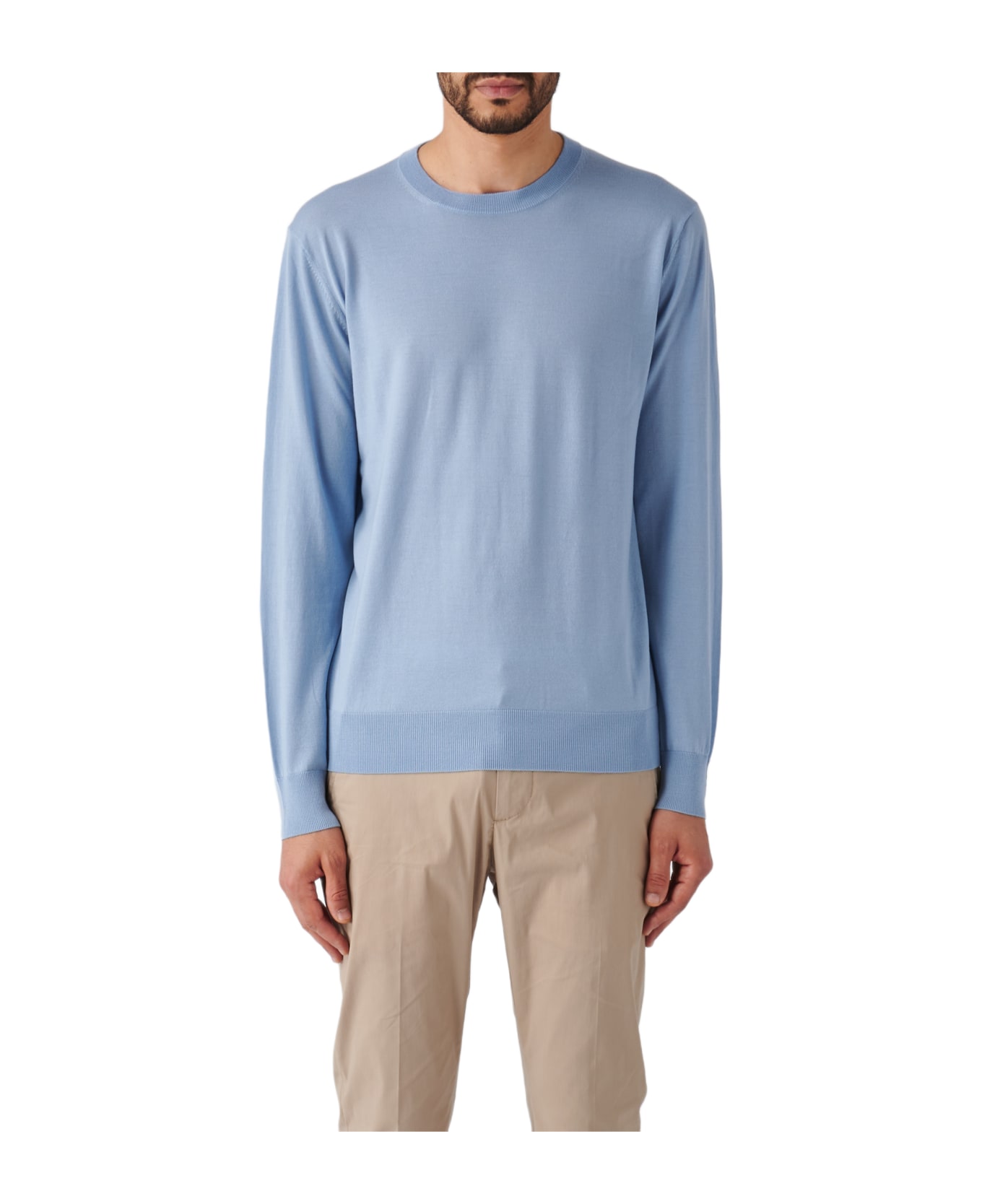 Ballantyne R Neck Pullover Sweater - CIELO ニットウェア