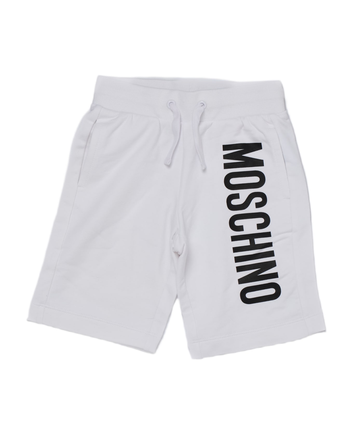 Moschino Shorts Shorts - BIANCO OTTICO ボトムス
