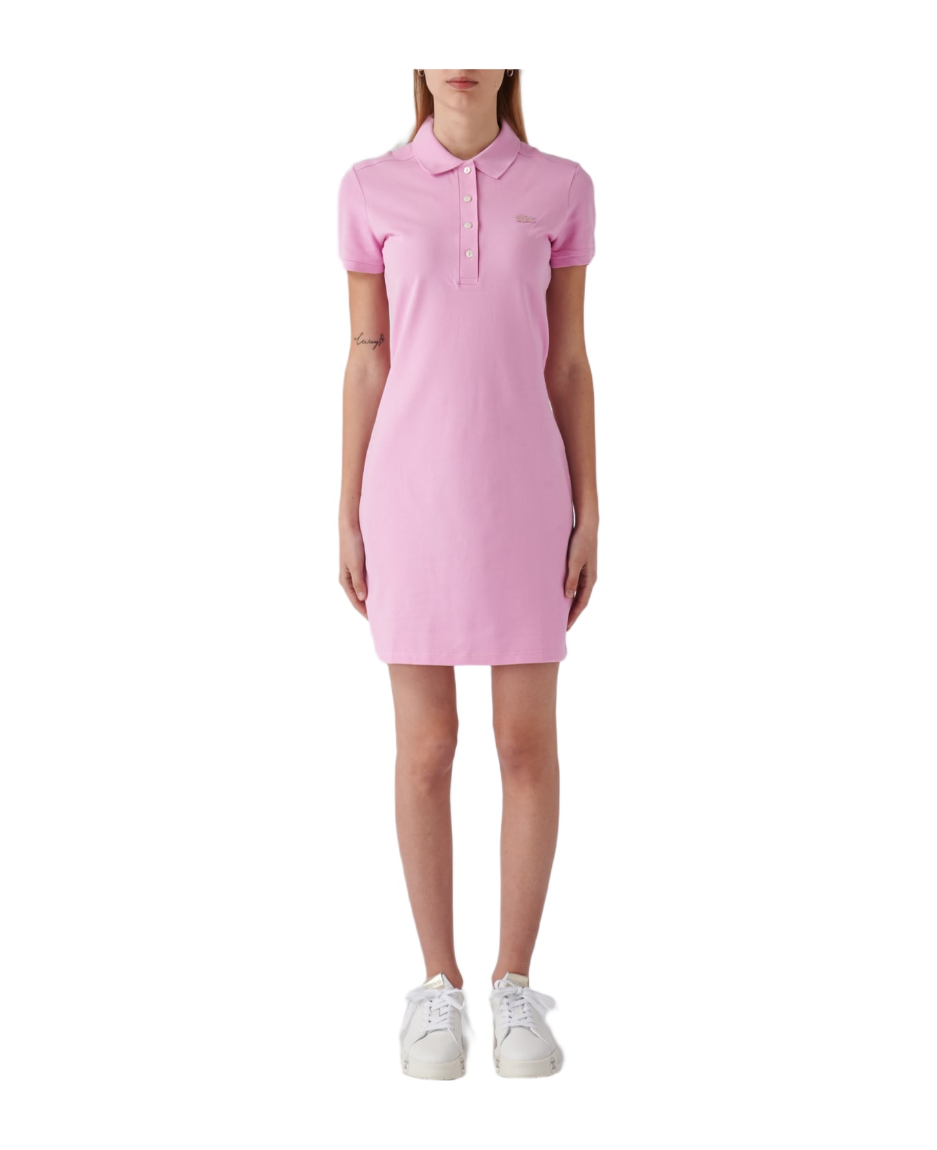 Lacoste Cotton Dress - ROSA ショートパンツ