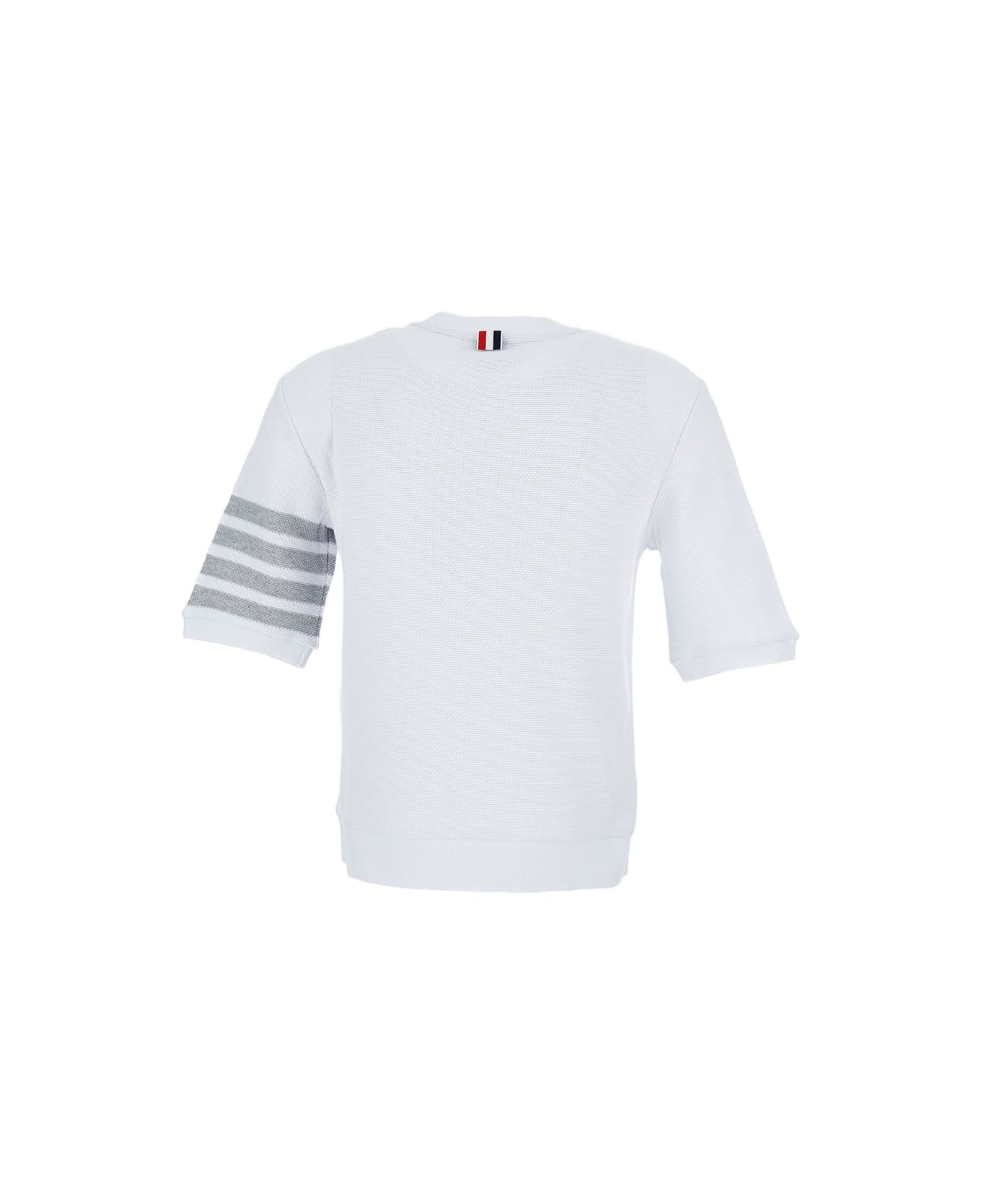 Thom Browne Pique' T-shirt - White