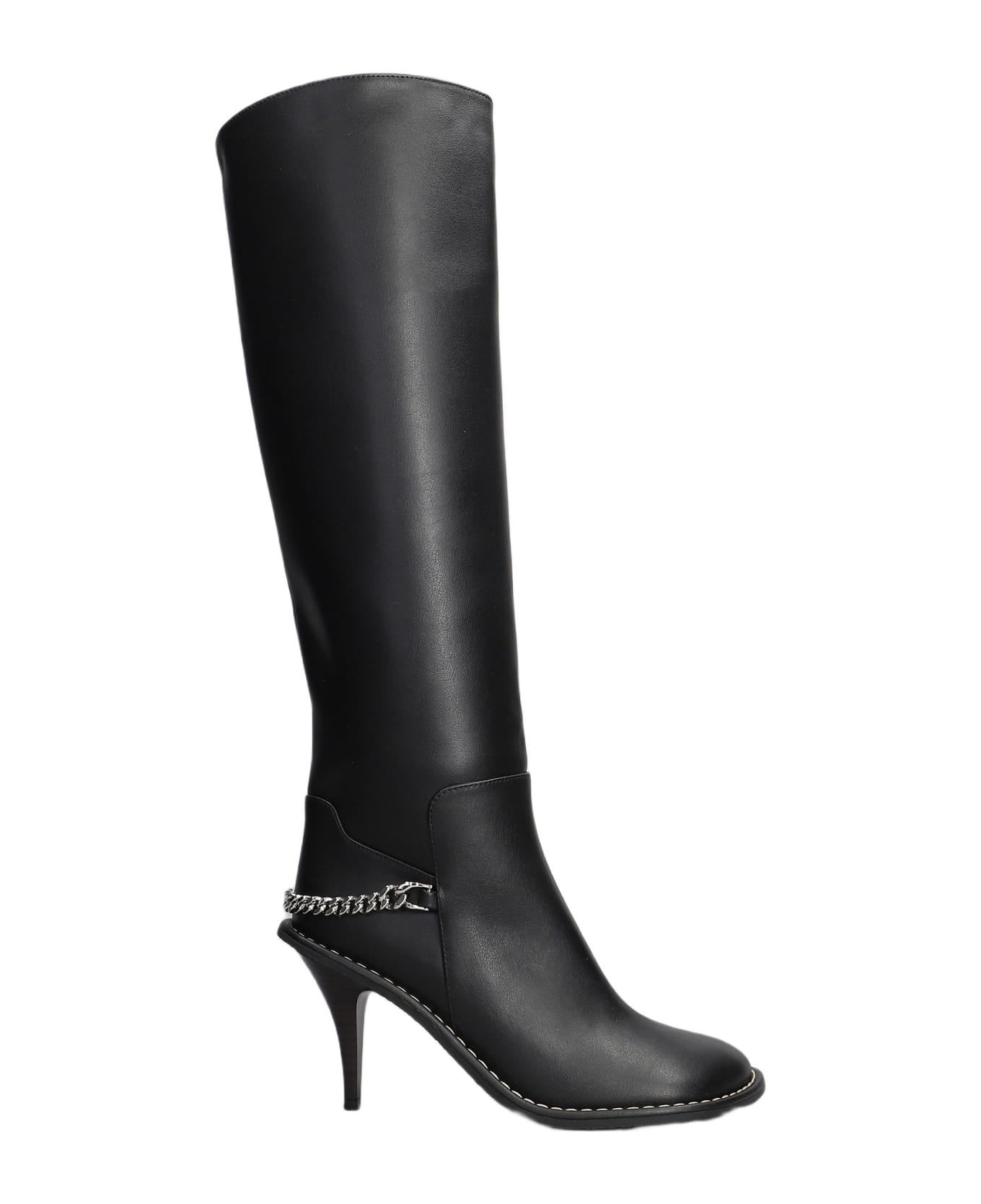 Stella McCartney Ryder Knee-high Stiletto Boots - BLACK