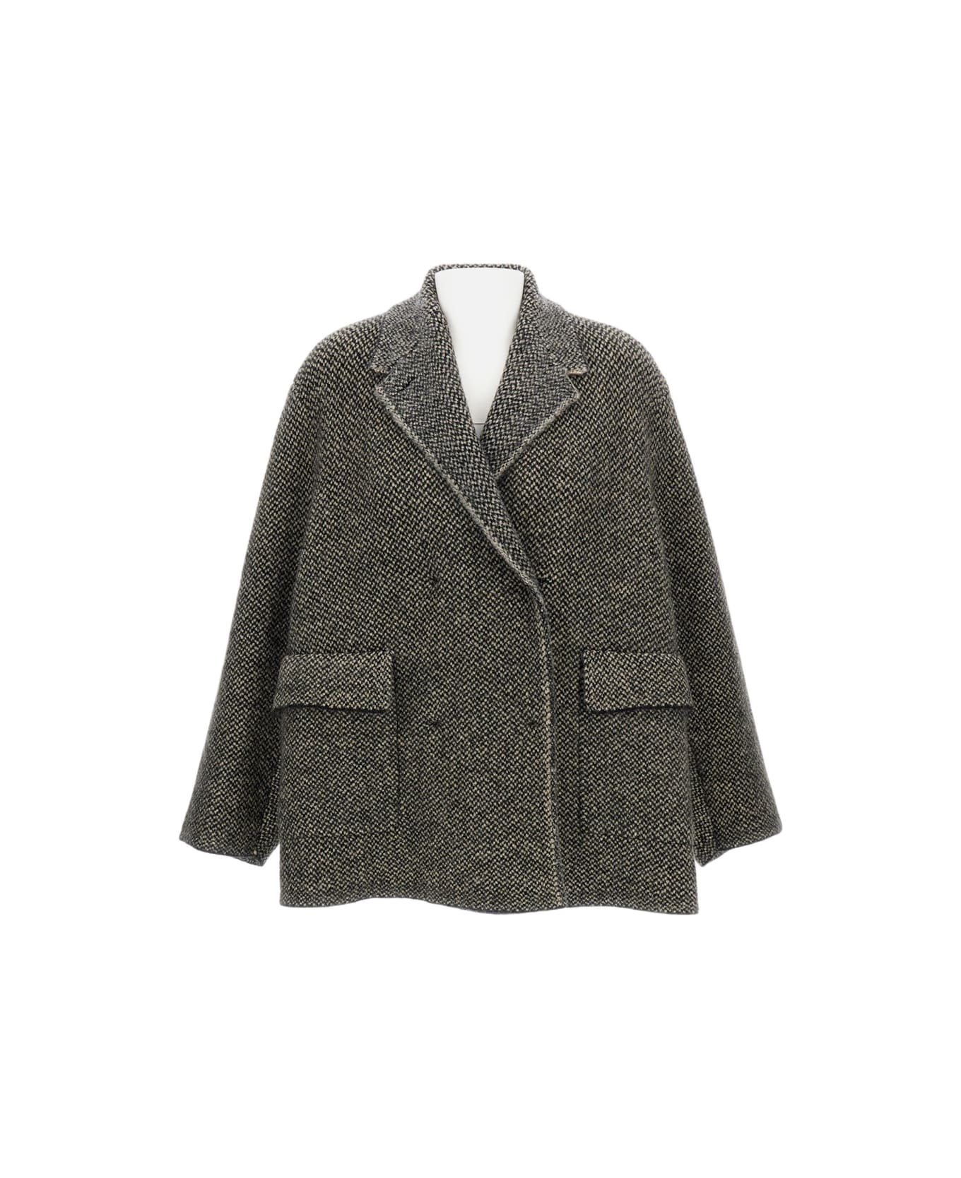 Boboutic Double-breasted Jacket - Black