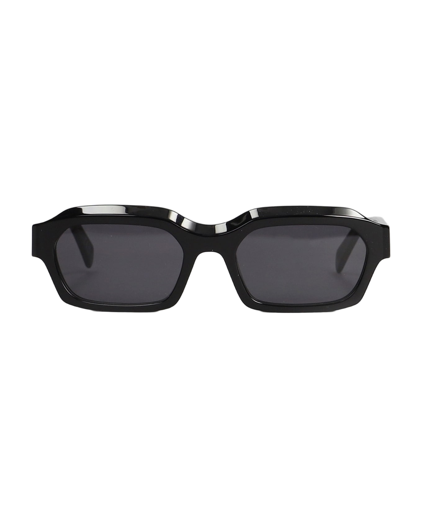 RETROSUPERFUTURE Sunglasses In Black Acetate - black