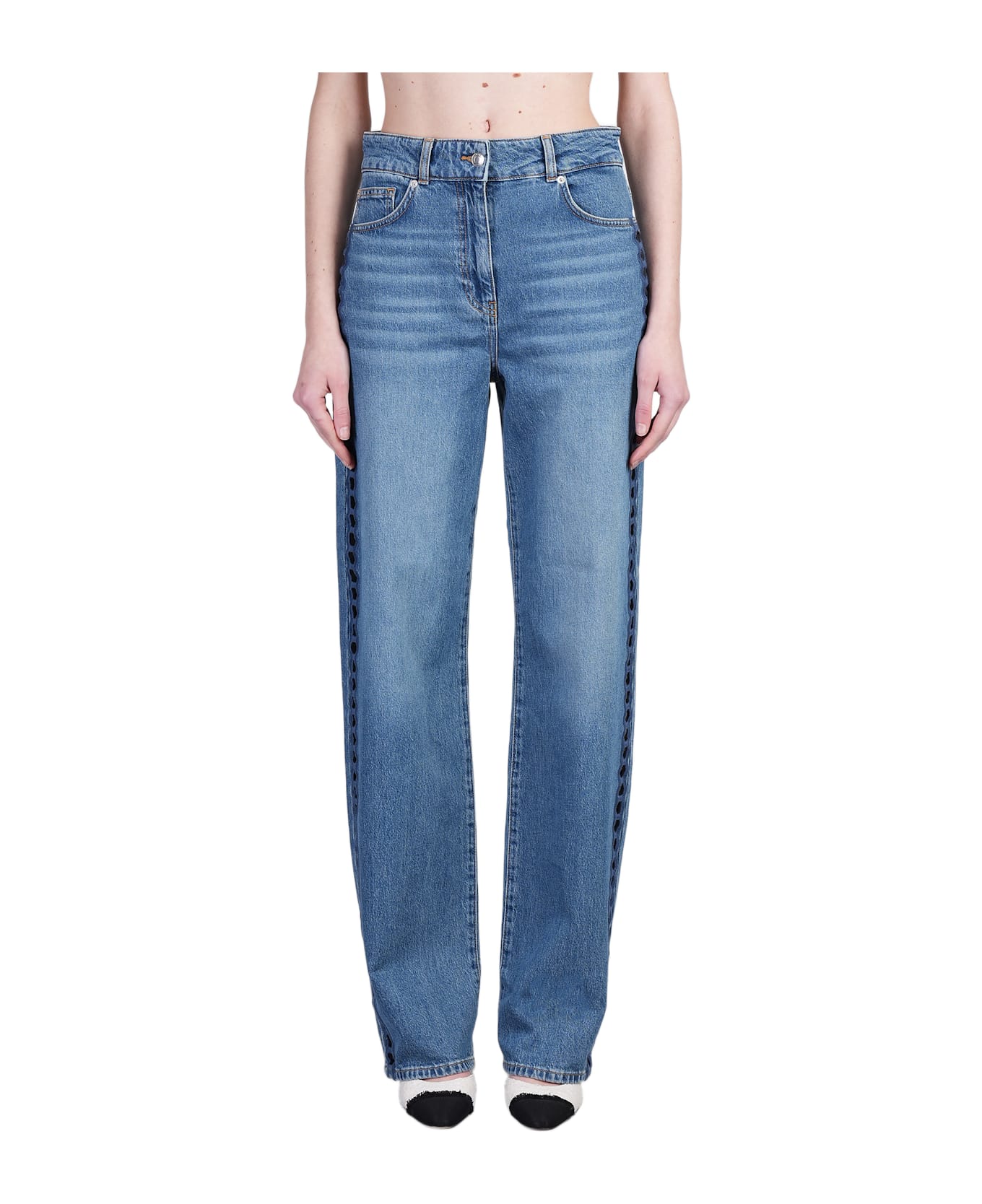 【送料&関税込】IRO Gotz2 Jeans In Blue Cotton IRO Gotz2 Jeans In Blue Cotton | italist