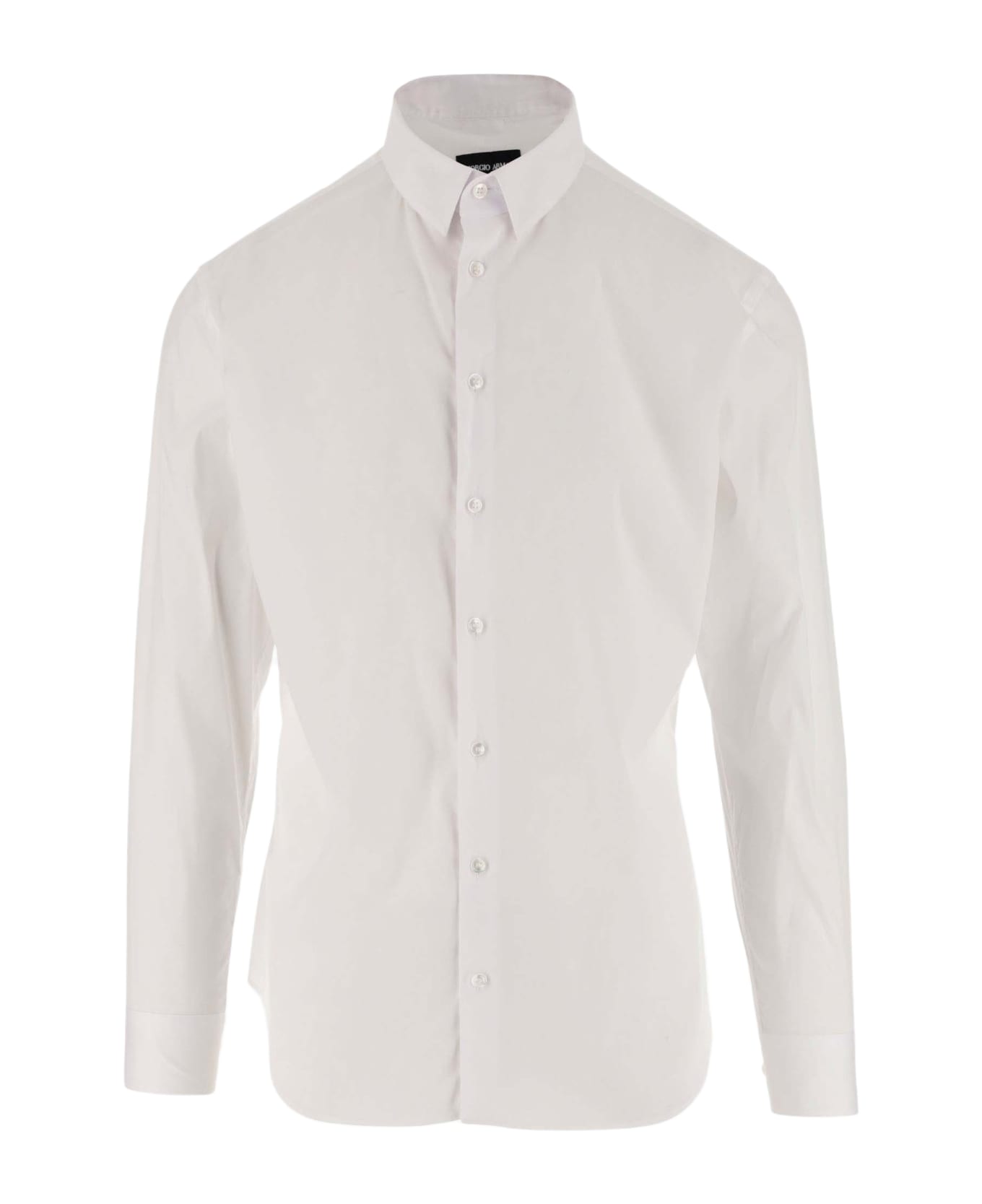 Giorgio Armani Stretch Cotton Blend Shirt - U0bn