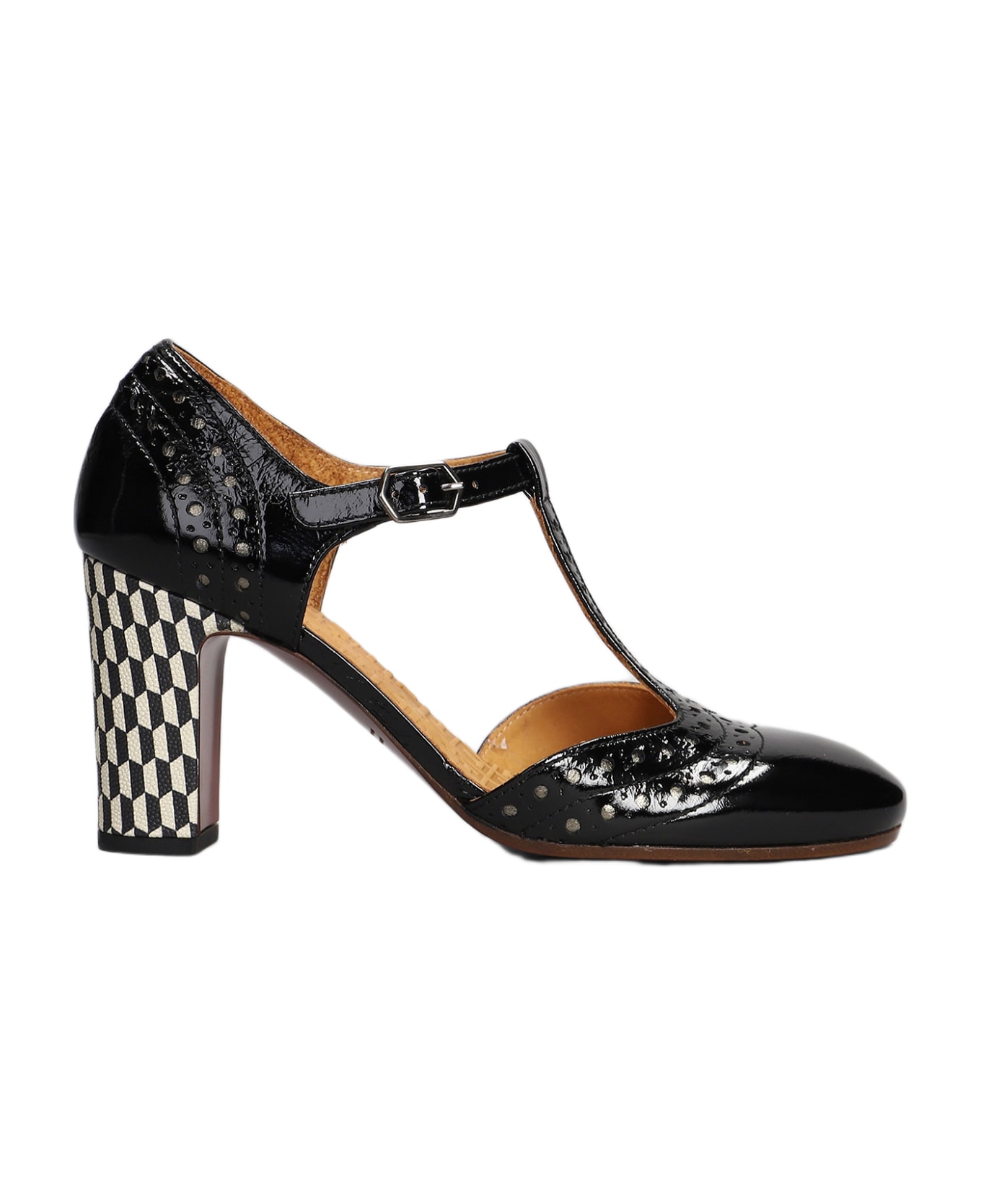 Chie Mihara Wante Pumps In Black Leather - black