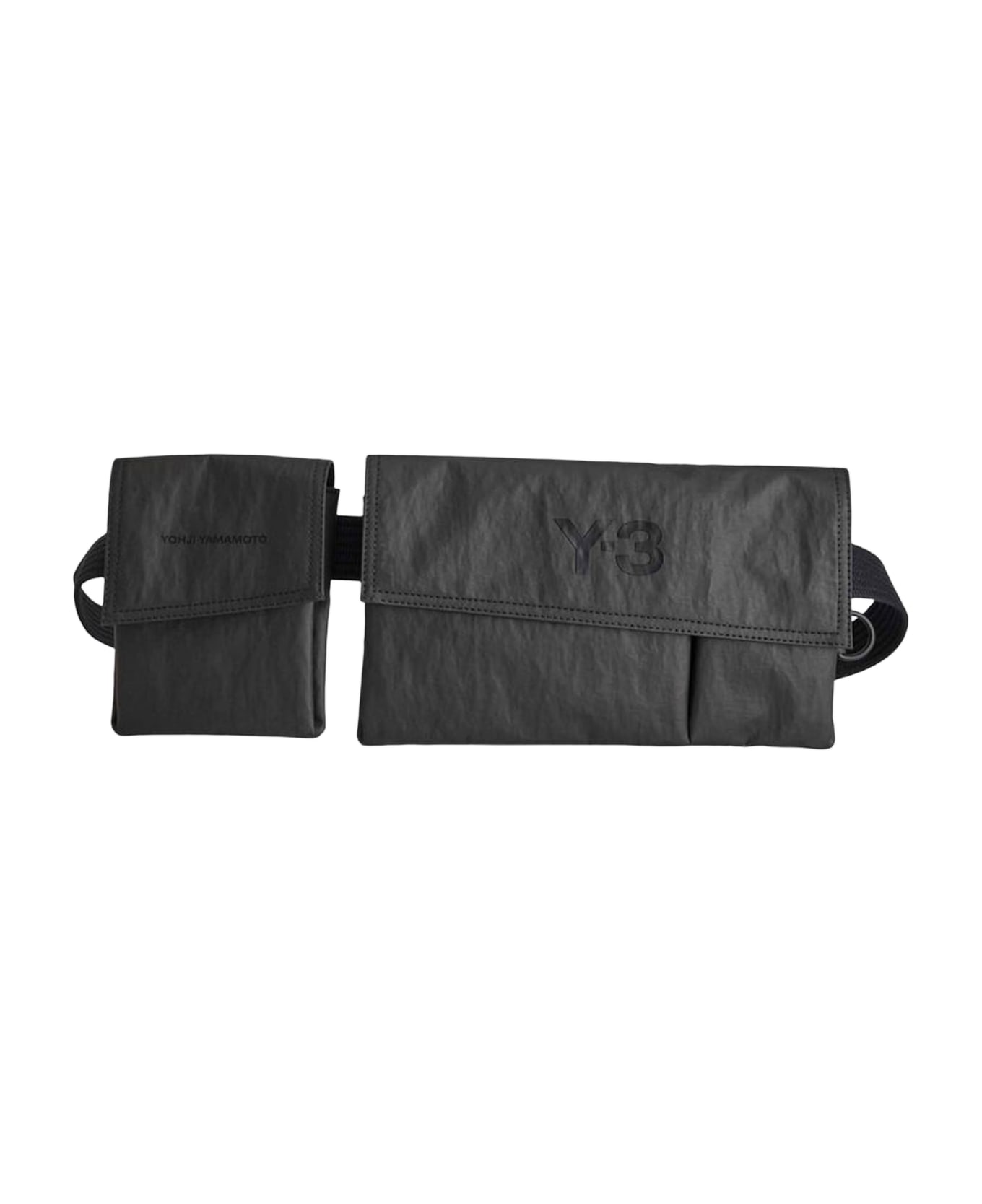 Y-3 Multipocket Belt Bag With Logo - Black
