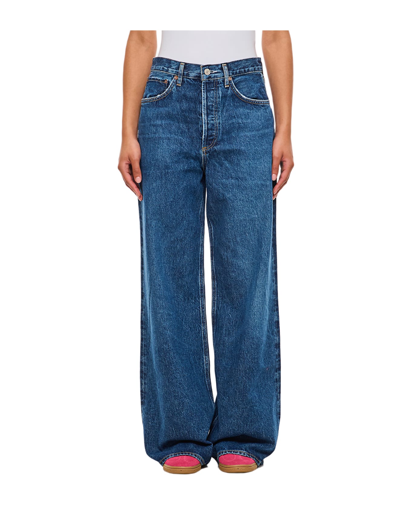 AGOLDE Wide Leg Denim - Blue