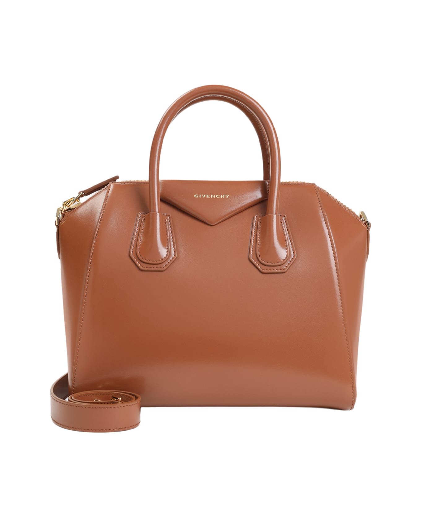Givenchy Antigona Small Handbag - Caramel Brown