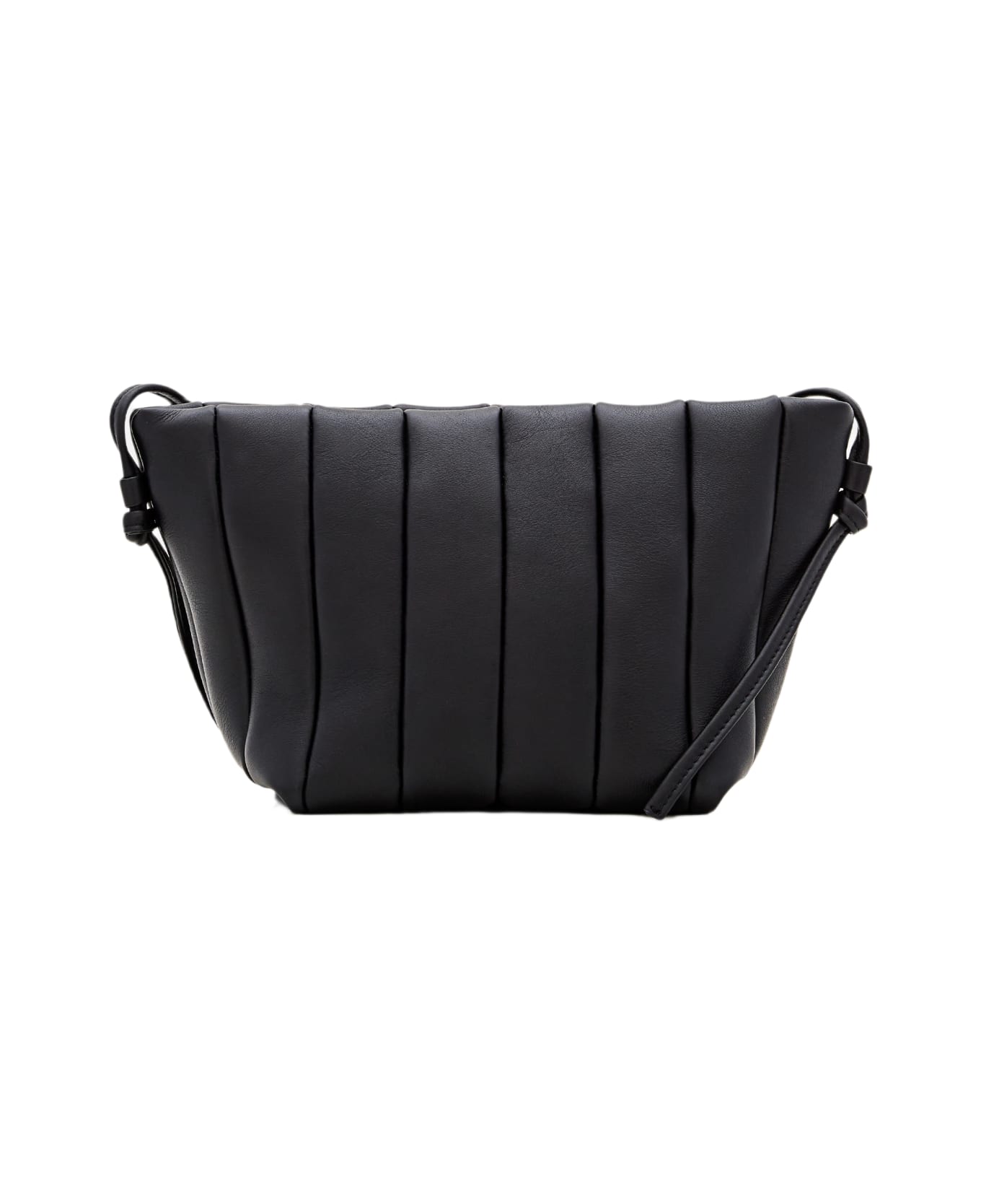 Maeden Boulevard Leather Shoulder Bag - Black
