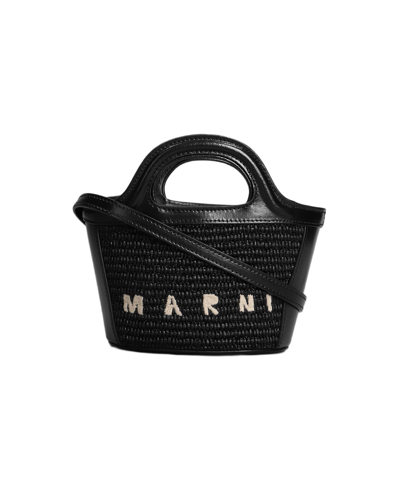 Marni 'tropicalia' Small Hand Bag - Black トートバッグ