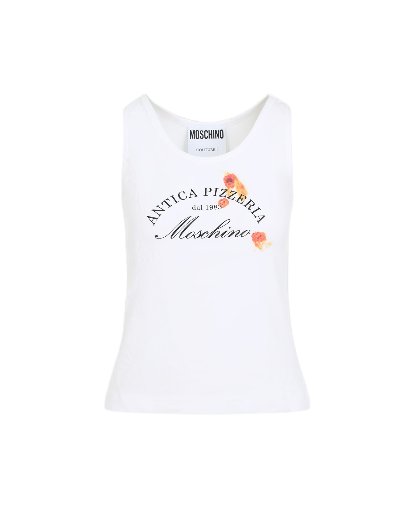 Moschino Tank Top - WHITE